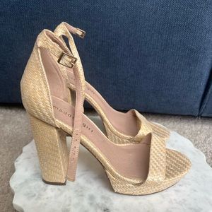 Strap high heels- so cute for summer with jeans or dress